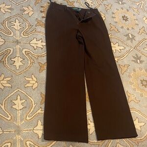 Ralph Lauren Green Label Brown Dress Pants - Sanderson fit $30 size 6 see pics